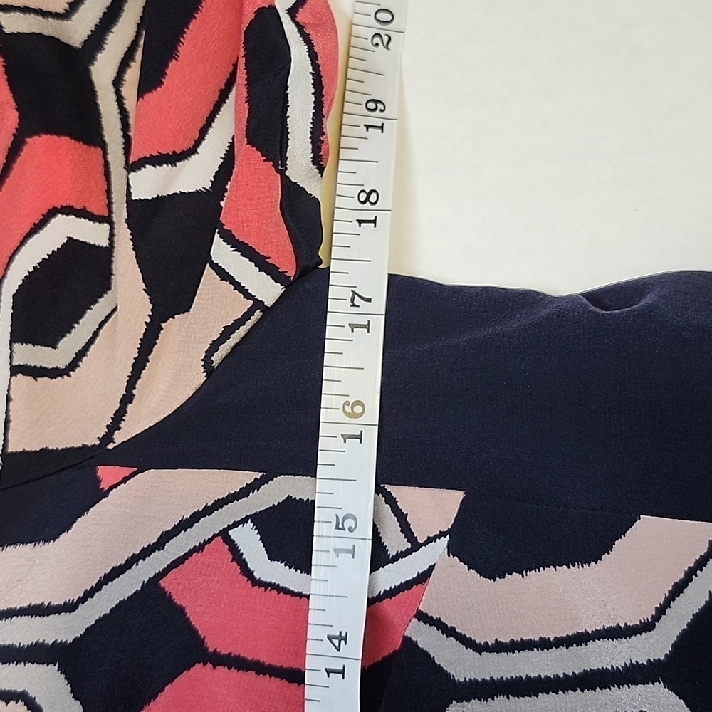Trina Turk Geometric Print Silk Mini Dress Size 2 - Picture 6 of 9